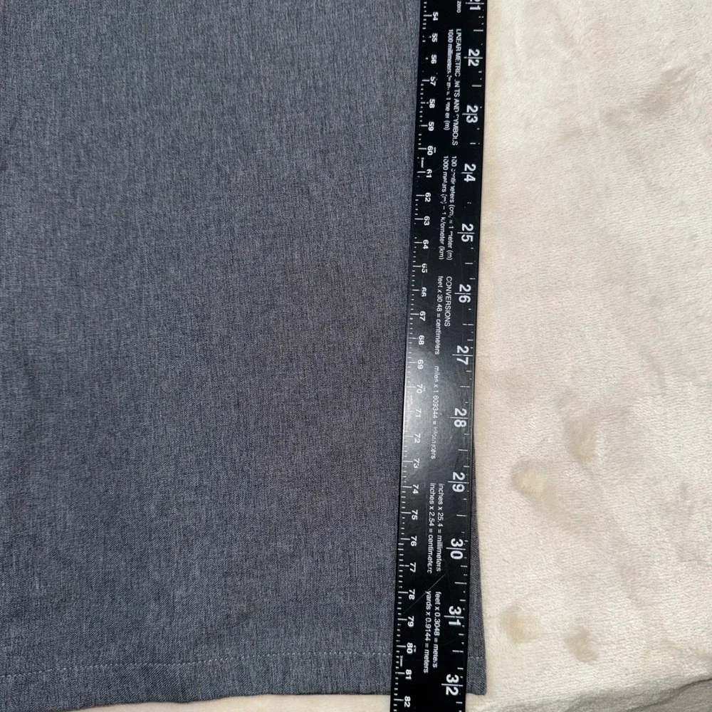 TravisMathew Right On Time Grey Golf Pants Mens 38x31 Performance Stretch